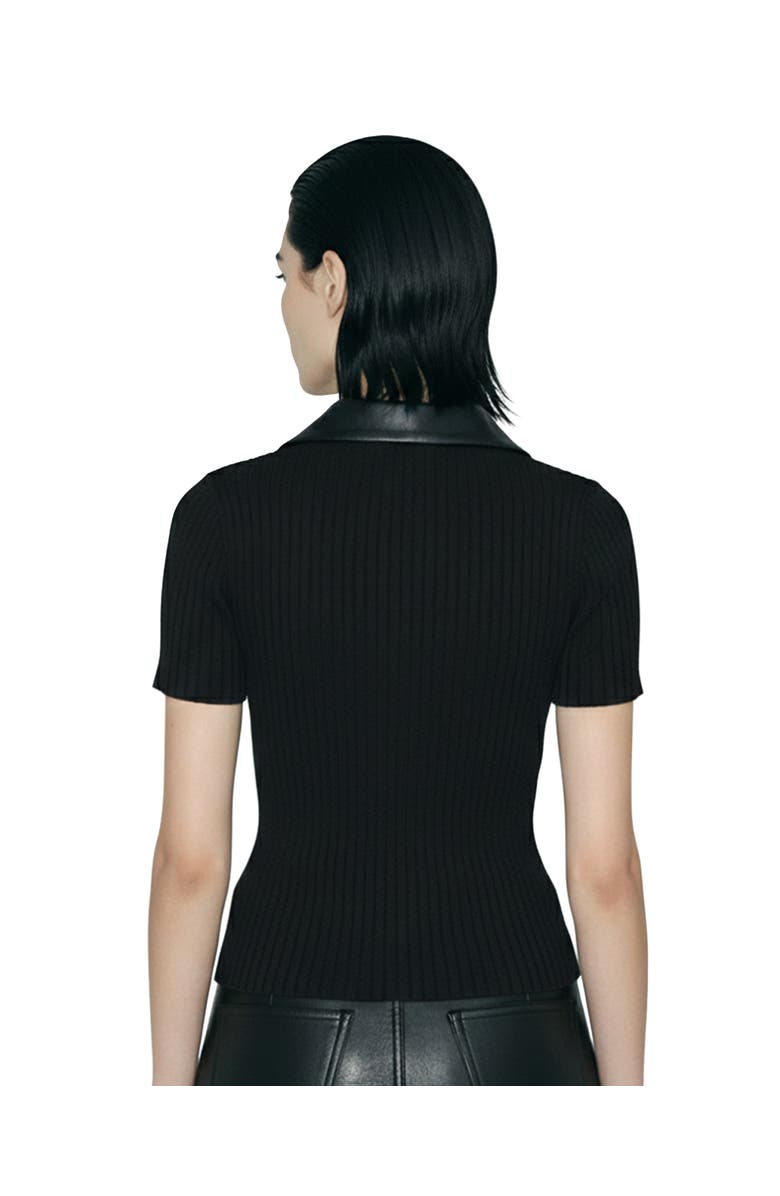 AS by DF Rowan Ribbed Top, Alternate, color, Black