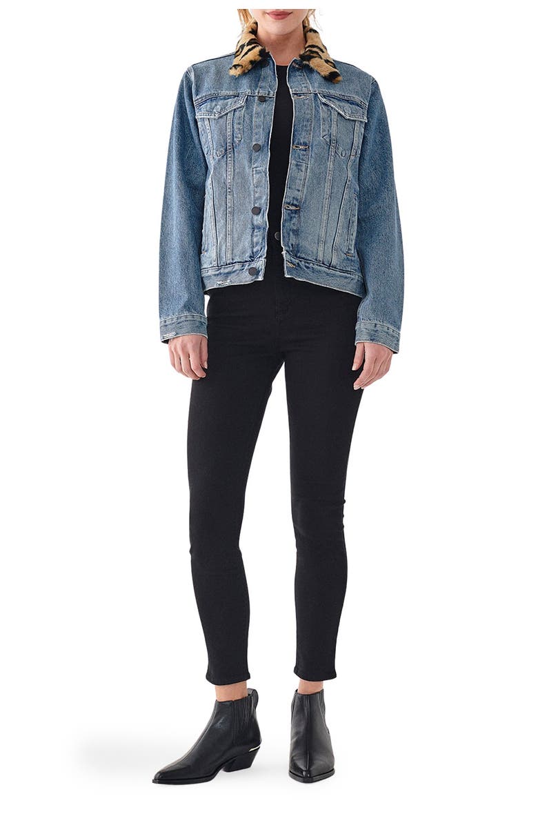 DL1961 Clyde Classic Trucker Jacket, Main, color, 