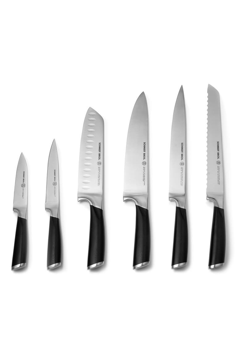 Heritage 7-Piece Knife Block Set, Alternate, color, Black