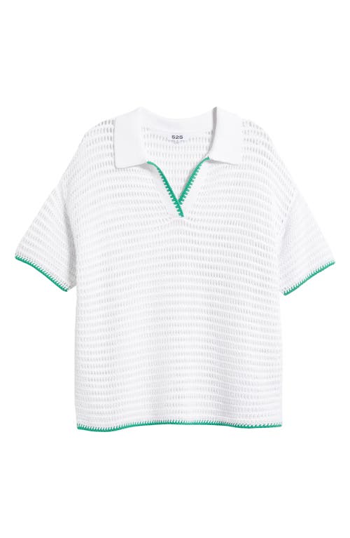 525 Kacey Open Stitch Cover-up Top