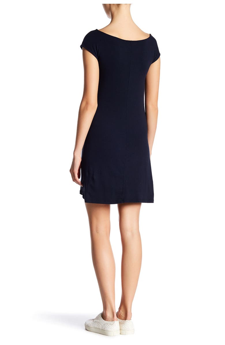 James Perse Cap Sleeve Dress, Alternate, color, 