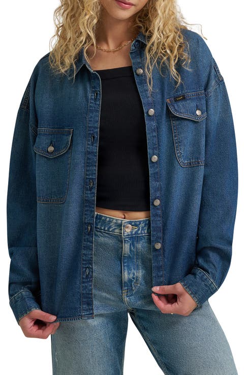 Swing Back Denim Shirt