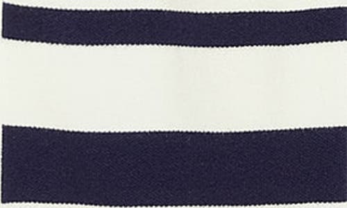 DELUC DELUC LAGOS STRIPE OPEN FRONT CARDIGAN