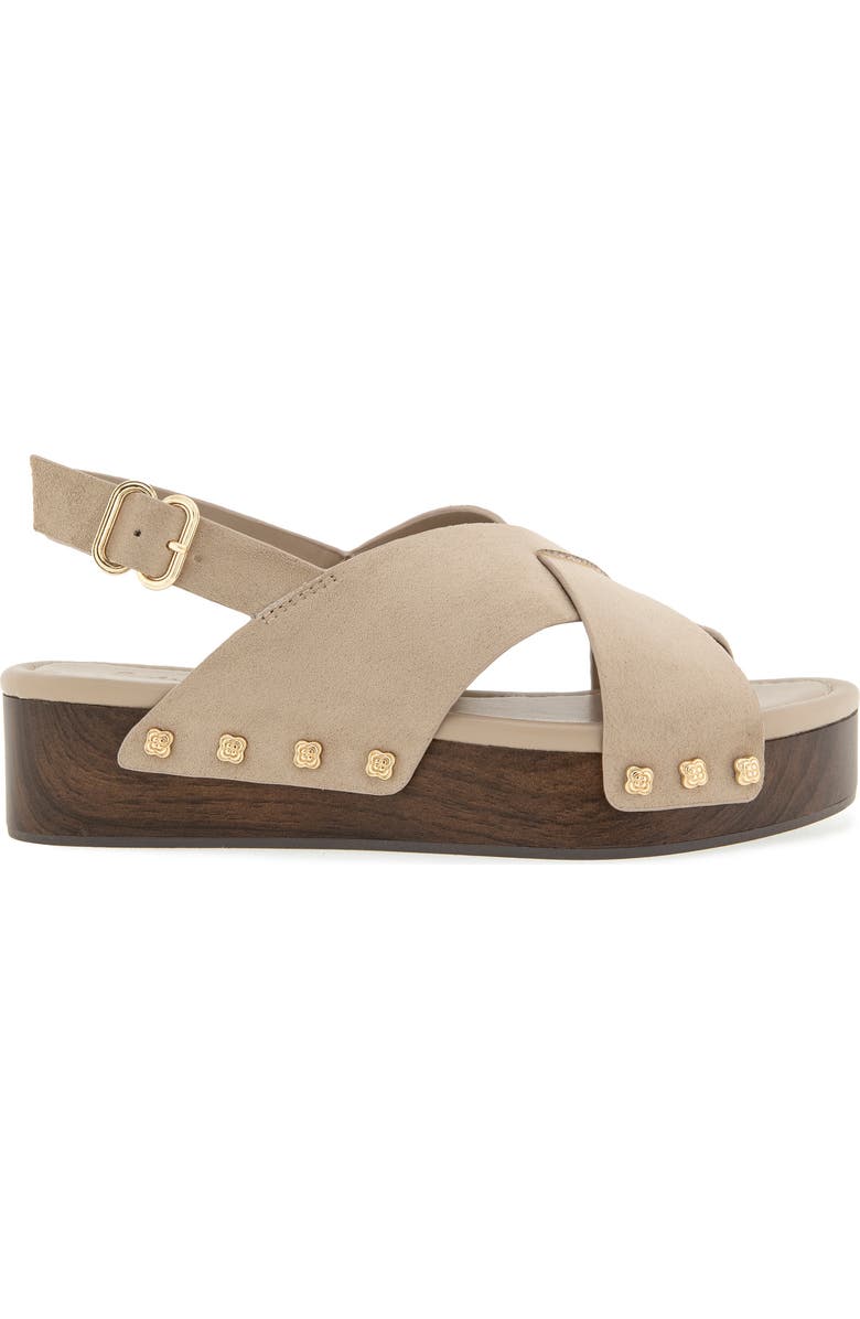 Splendid Quandry Woodgrain Platform Slingback Sandal, Alternate, color, Moonstone