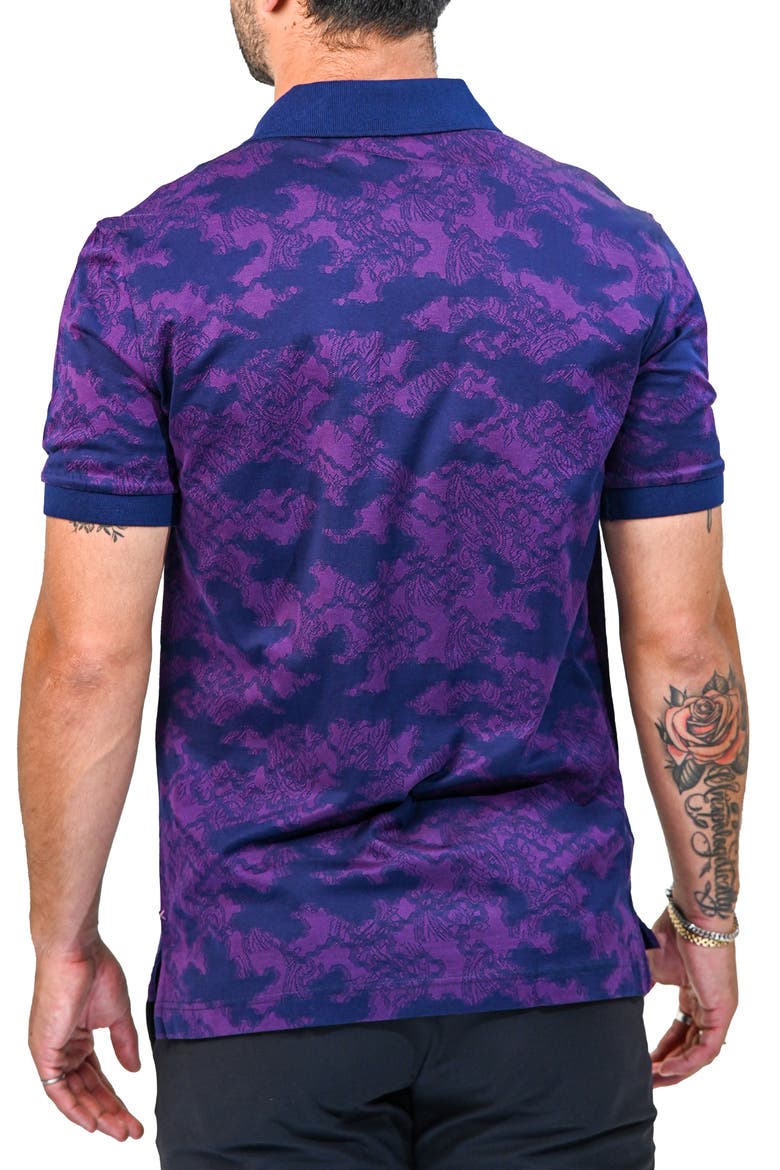 Mozart Triangle Polo, Alternate, color, PURPLE