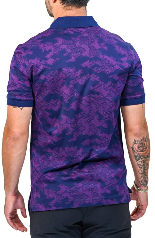 Maceoo Mozart Triangle Polo In Purple