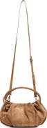 Dolce Vita Cocoa Leather Crossbody Bag