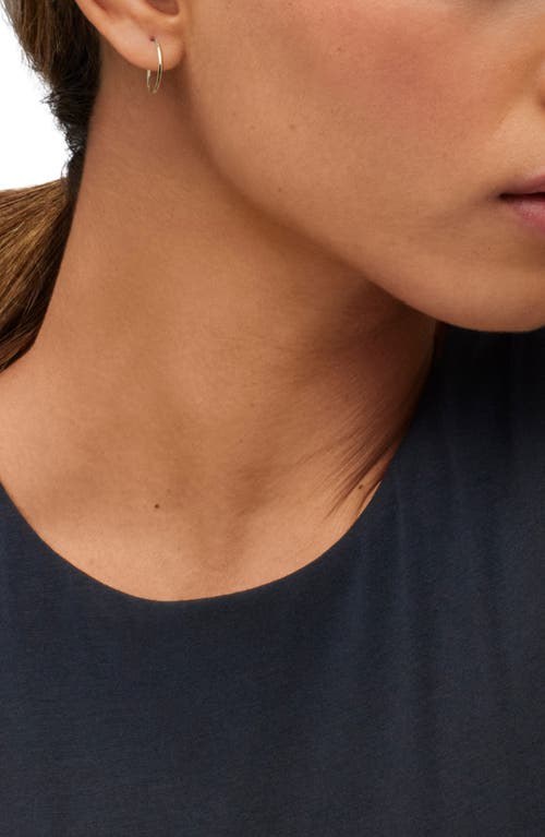 Frankie & Zoe Endless Huggie Hoop Earrings In Gold