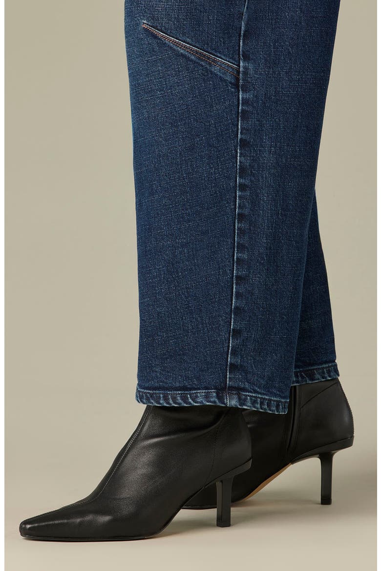High Waist Barrel Jeans, Alternate, color, INDIGO