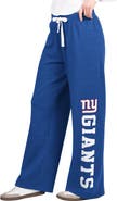 STARTER Women's Starter Royal New York Giants Field Wide Leg Sweatpants