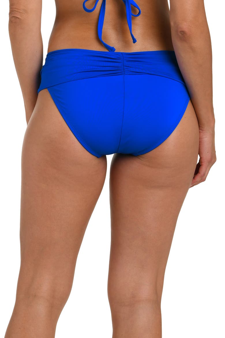 Island Goddess Hipster Bikini Bottoms, Alternate, color, LAPIS