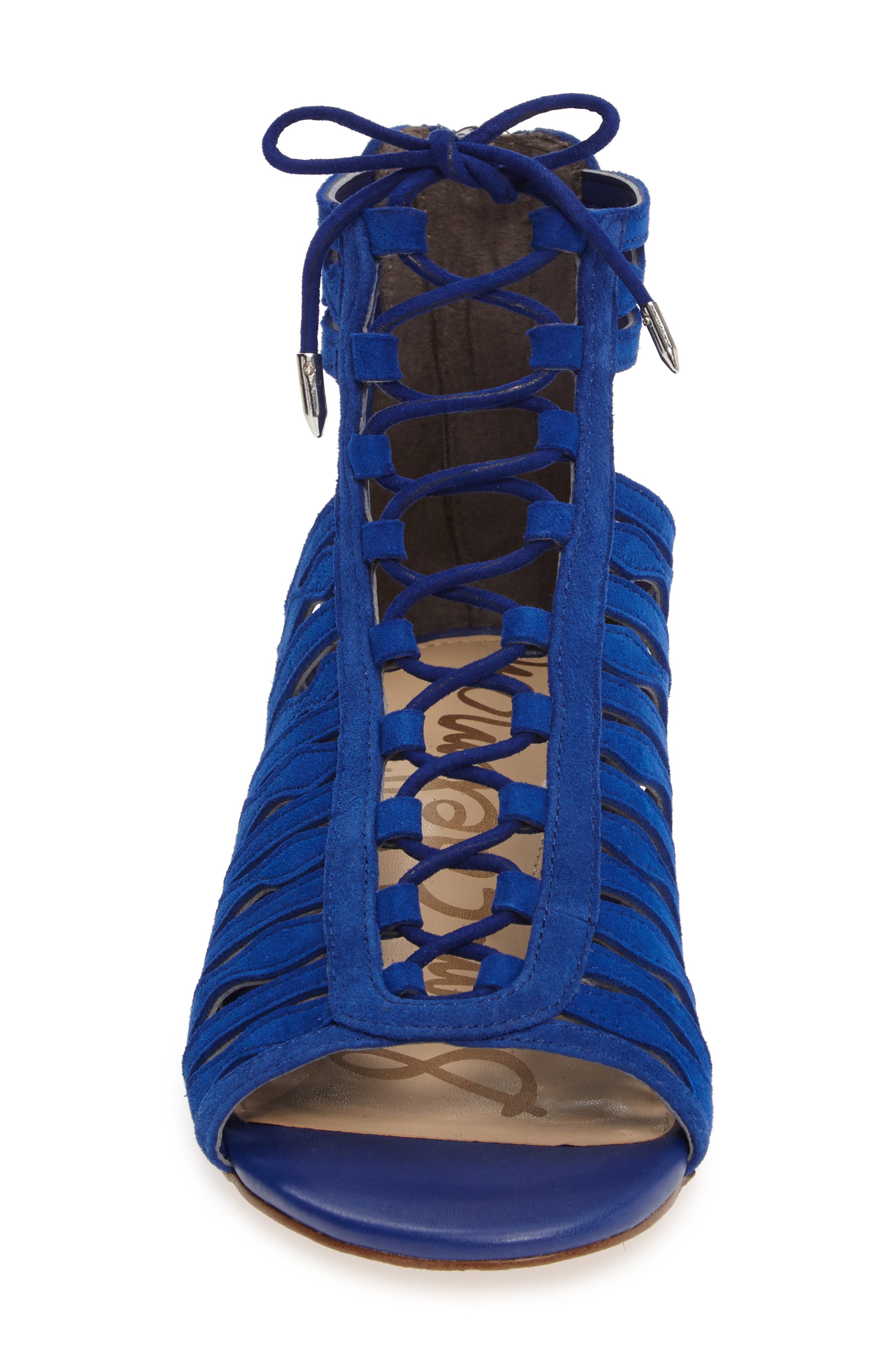 Daleece Lace-Up Sandal, Alternate, color, NAUTICAL BLUE SUEDE