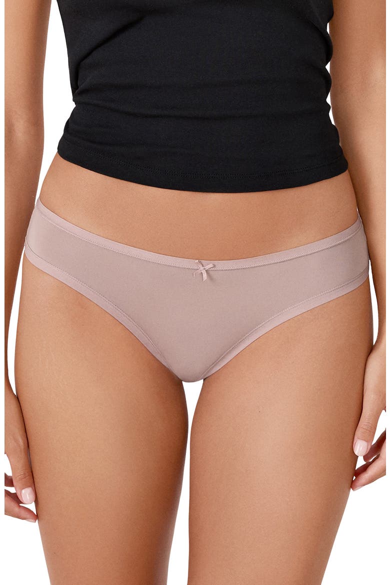 Jack 5-Pack Microfiber Bikini Panties, Alternate, color, MULTICOLOR