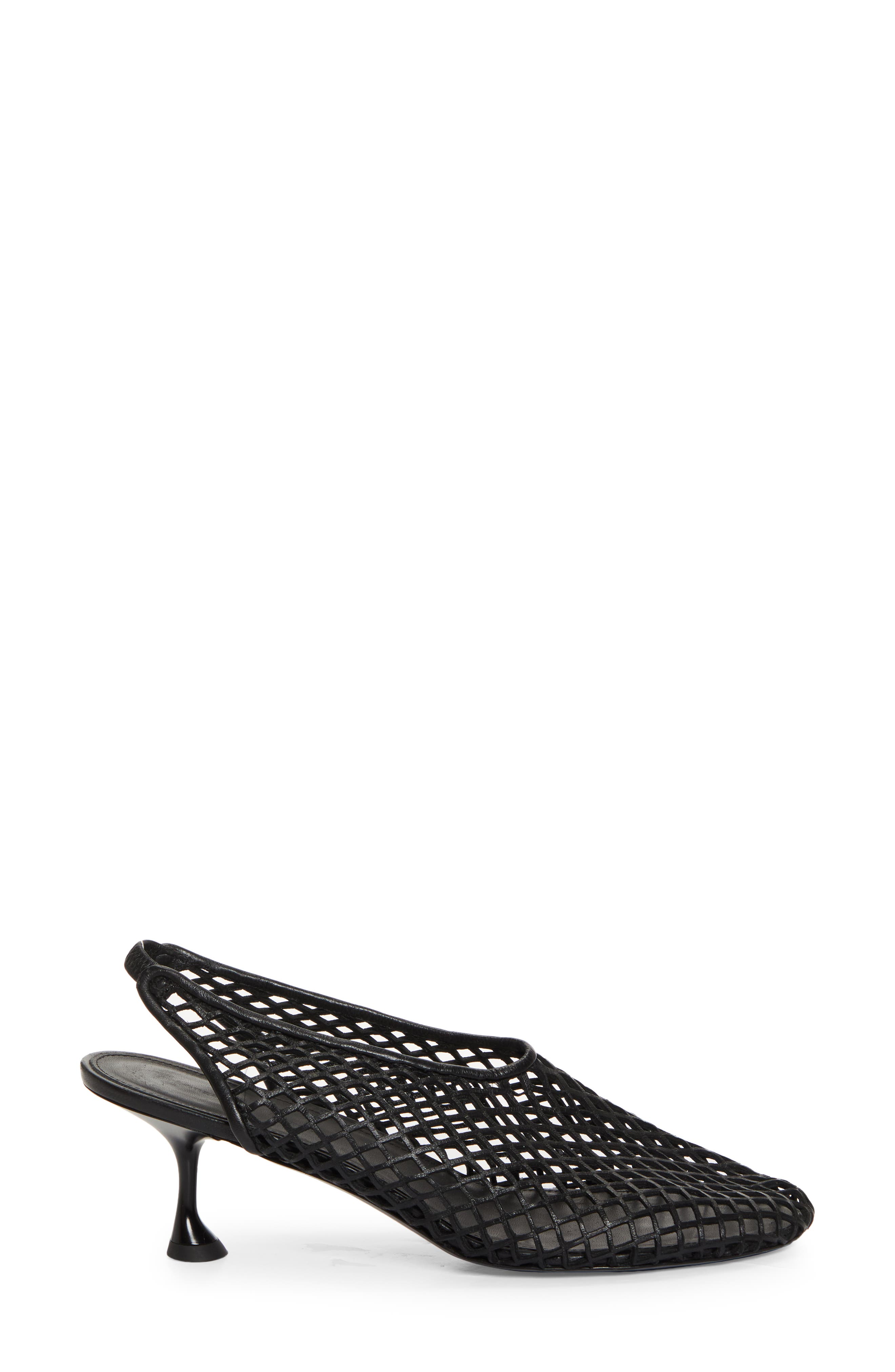Proenza Schouler Tee Perforated Slingback Pump, Alternate, color, 