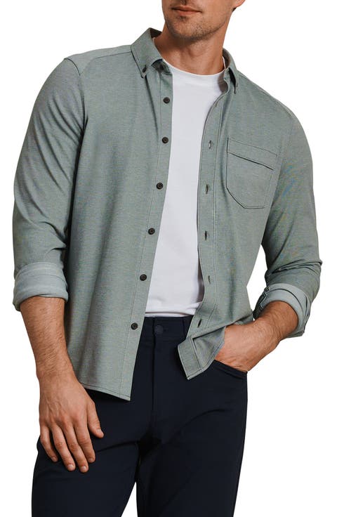 Effortless Oxford Performance Button-Down Shirt