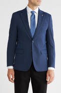 Tahari Slim Fit Sharkskin Blazer