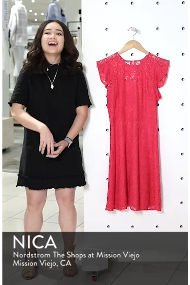 Lace Fit & Flare Dress video