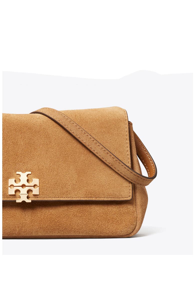 Charlie Suede Wallet on a Chain, Alternate, color, TOFFEE