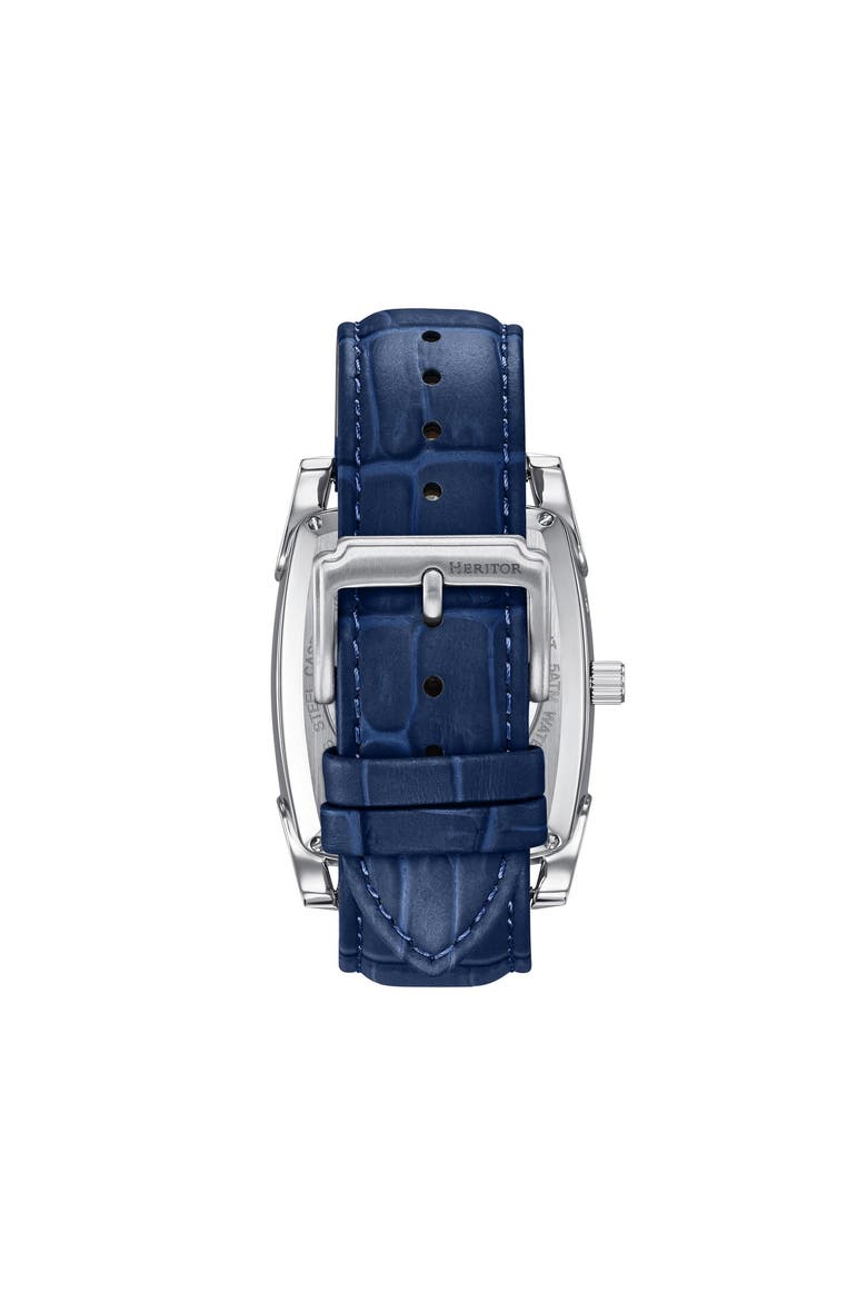 Valentin Mens Automatic Watch with Date, Alternate, color, Blue