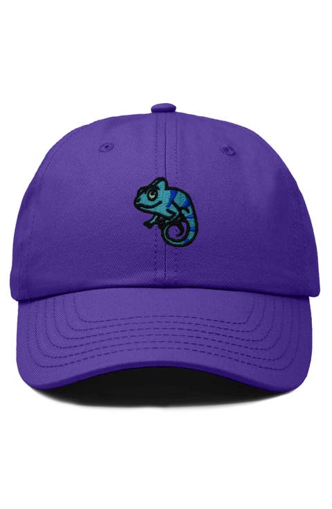 Chameleon Embroidered Dad Hat