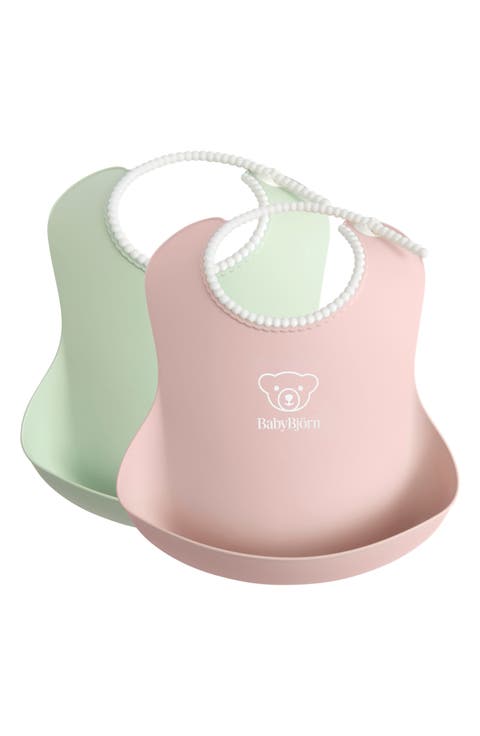 Set of 2 Silicone Bibs