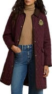 Lauren Ralph Lauren Crested Diamond Quilted Coat