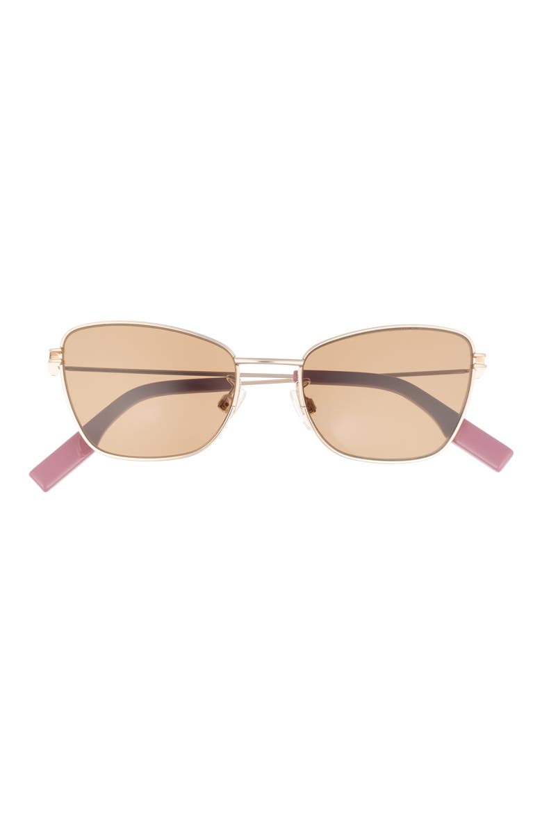 52mm Aviator Sunglasses, Main, color, GOLD GOLD BROWN