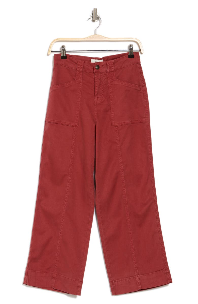 Joie Violette Crop Utility Pants, Alternate, color, Russet Brown