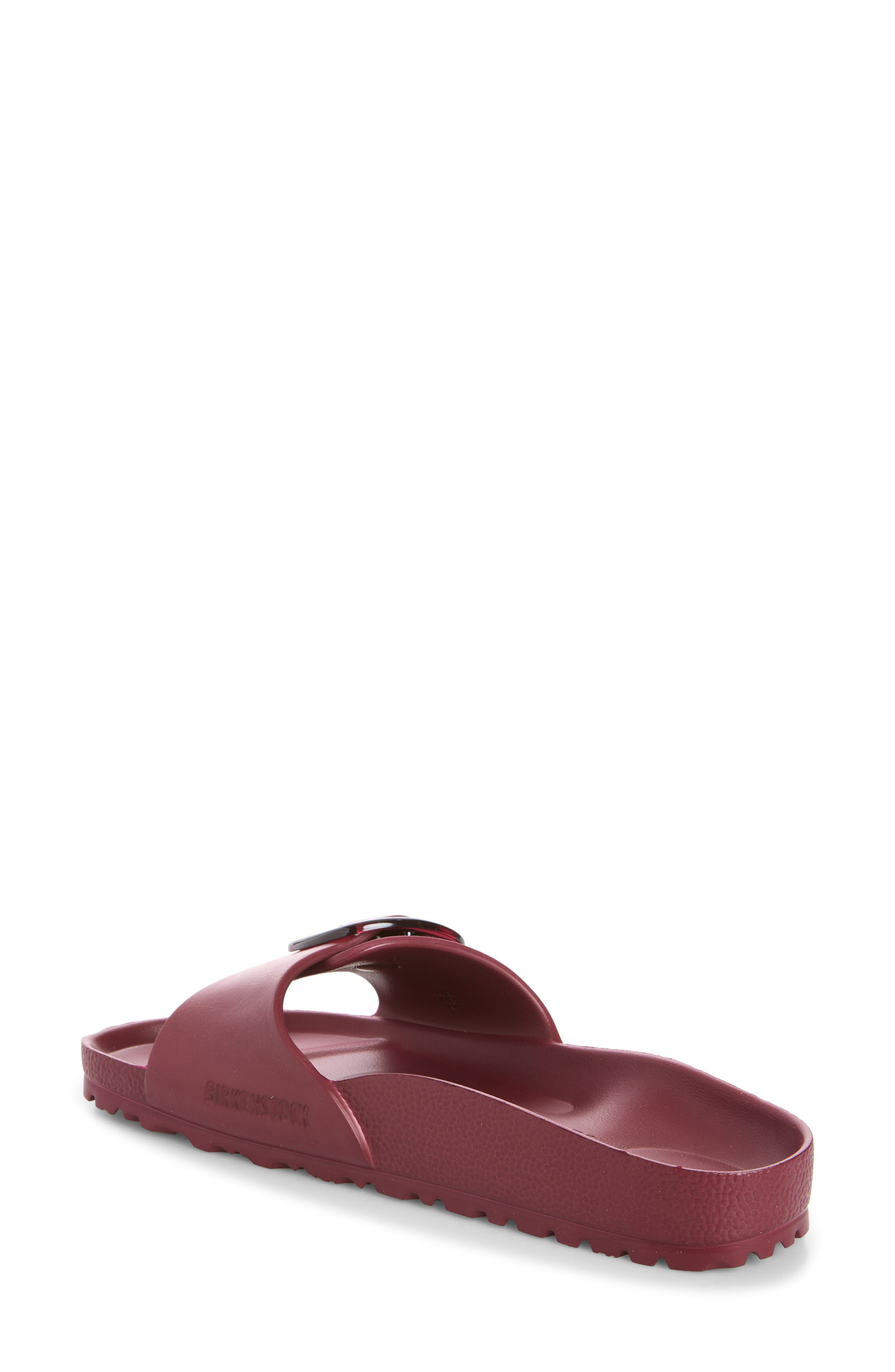Madrid EVA Big Buckle Waterproof Slide Sandal, Alternate, color, ZINFANDEL