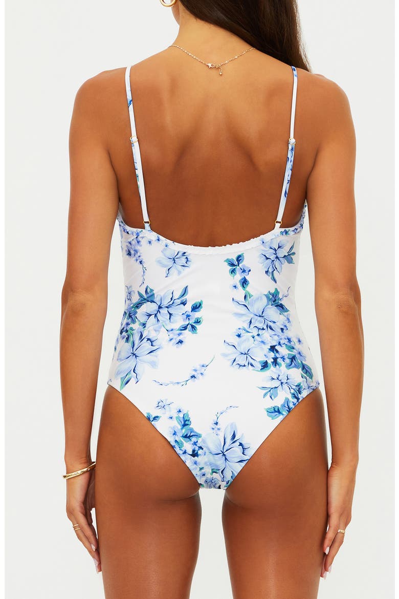 Britt One-Piece Swimsuit, Alternate, color, BLUSHING BLOOMS
