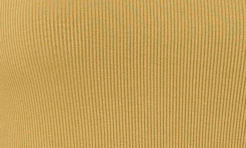 Halogen ® Rib Knit Jersey T-shirt In Green Moss
