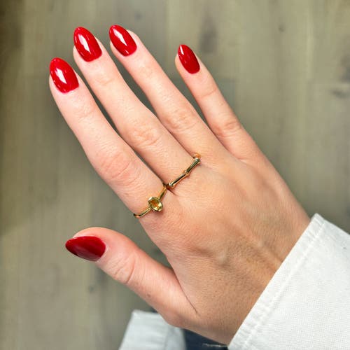 The Lovery Fine Jewelry Oval Citrine Bezel Ring In Yellow