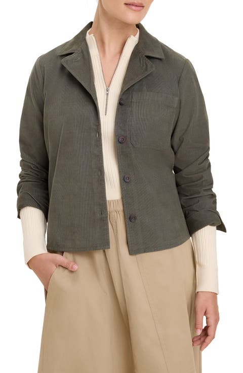 Baby Cord Shirt Jacket