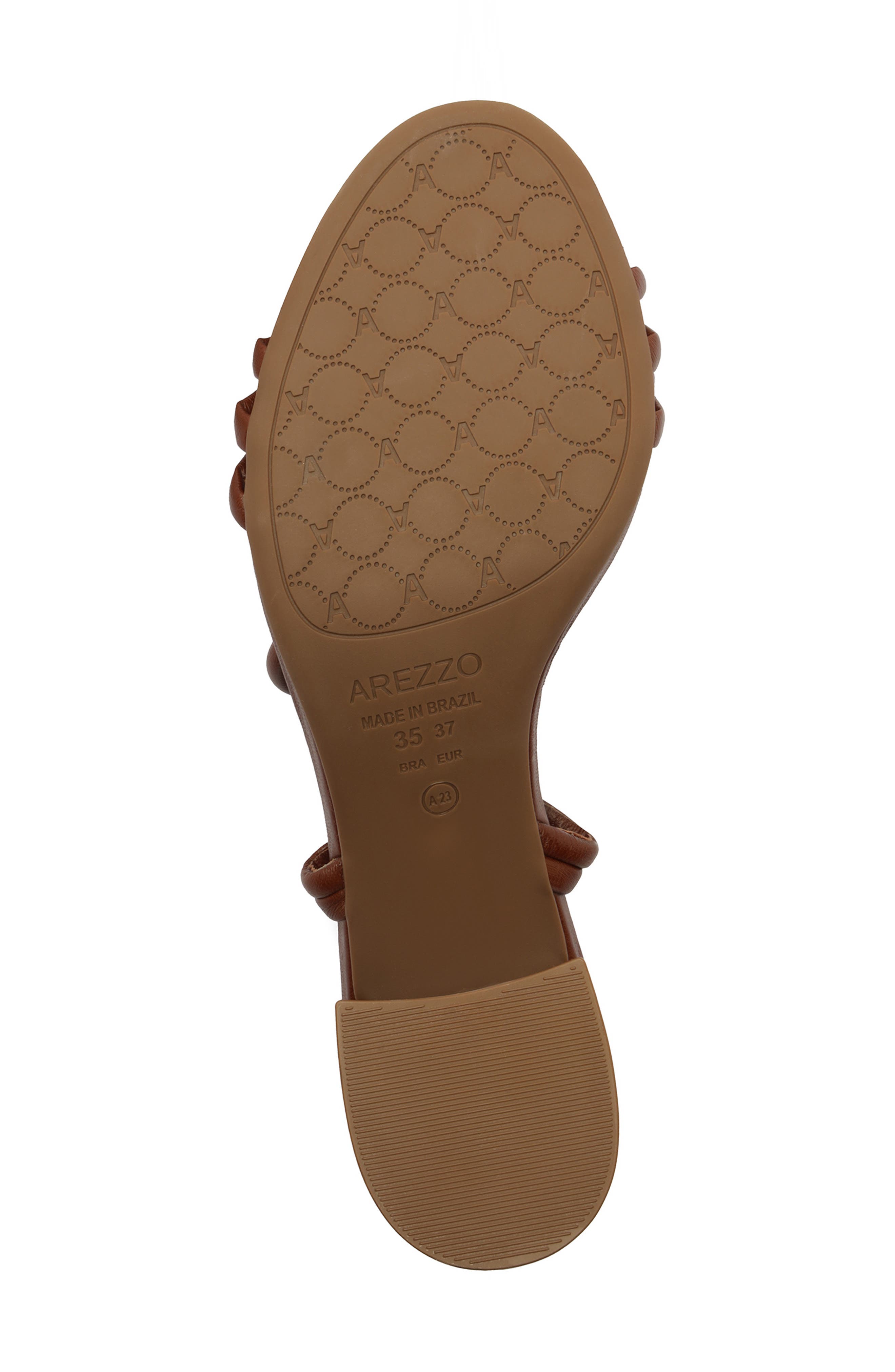 Arezzo Camila Mid Ankle Tie Sandal, Alternate, color, Warm Toffee