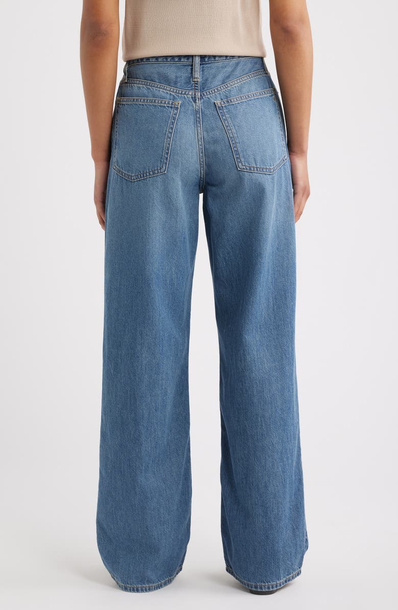 Madewell Airy Denim The Perfect Vintage High Waist Wide Leg Jeans, Alternate, color, Solstice Wash