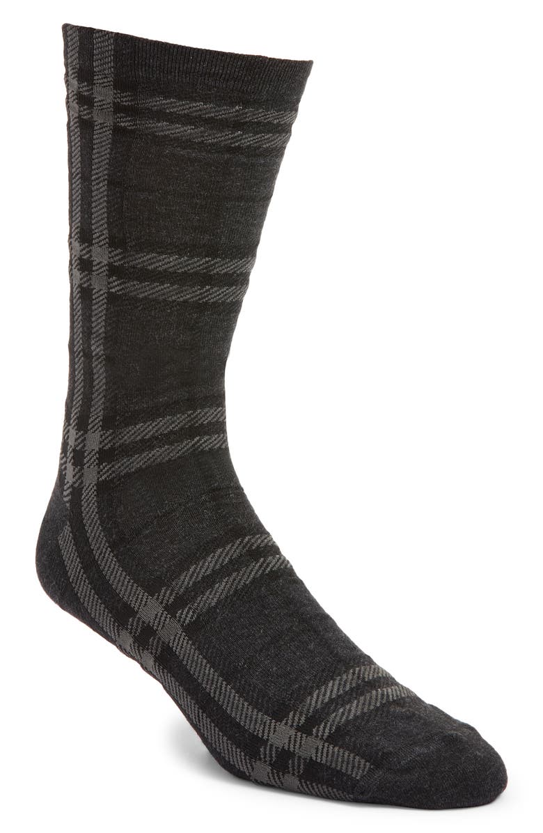 Burberry Check Socks, Main, color, 