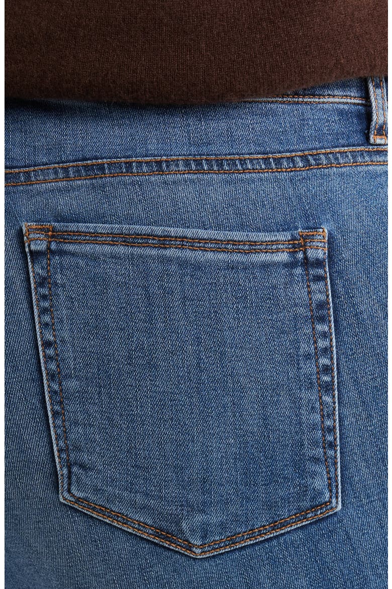 Stella Fab Ab Raw Hem High Waist Flare Jeans, Alternate, color, JOY