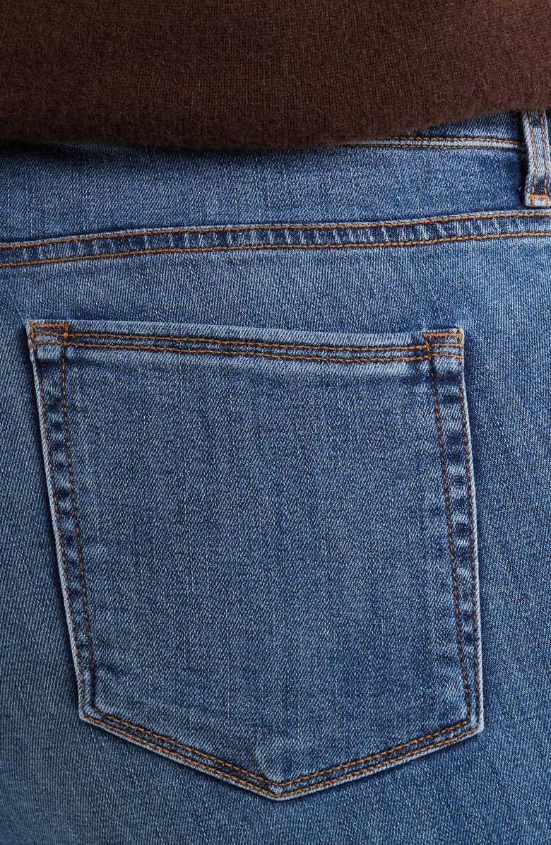 KUT from the Kloth Stella Fab Ab Raw Hem High Waist Flare Jeans, Alternate, color, Joy