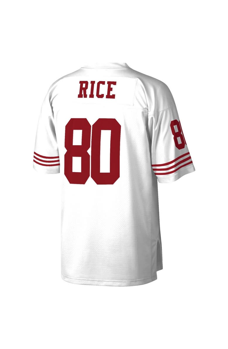 Mitchell & Ness Men's Mitchell & Ness Jerry Rice White San Francisco 49ers Legacy Replica Jersey, Alternate, color, White