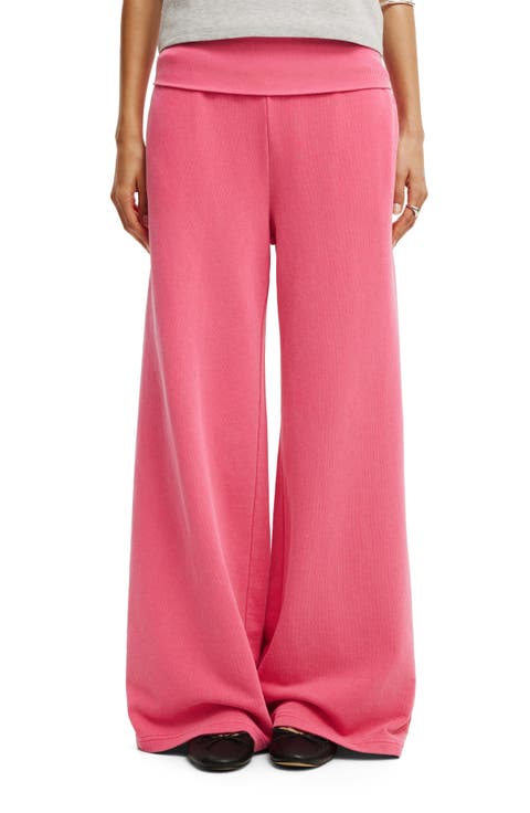 Women's Fold Over Waistband Sweatpant