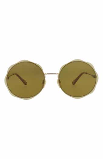 Chloé 61mm Round Sunglasses