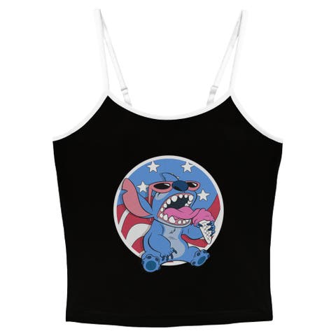 Junior's Lilo & Stitch Wild and Free Pose  Tank Top
