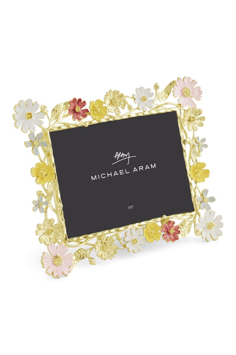 Wildflowers 5 x 7-Inch Picture Frame, Alternate, color, GOLD MULTI