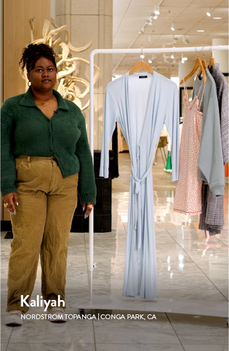 Aphrodite Satin Long Robe, sales video thumbnail