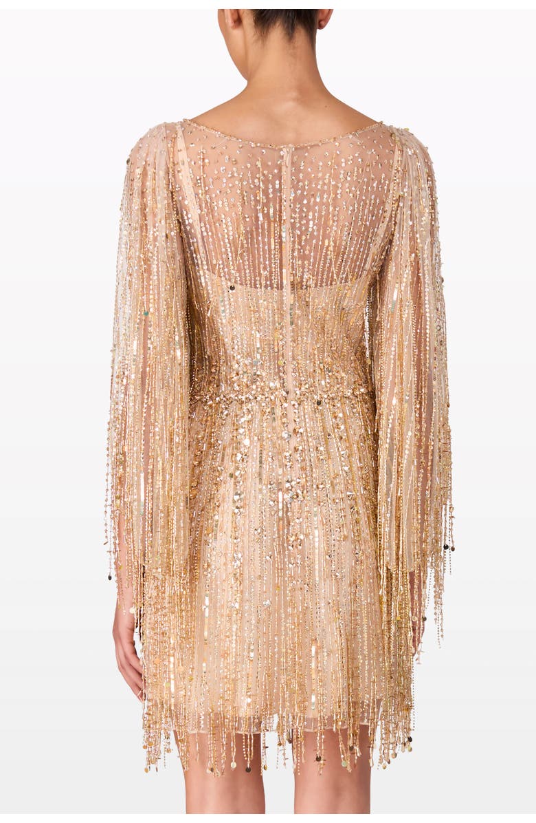 Jenny Packham Dazzle Dress, Alternate, color, Illusion
