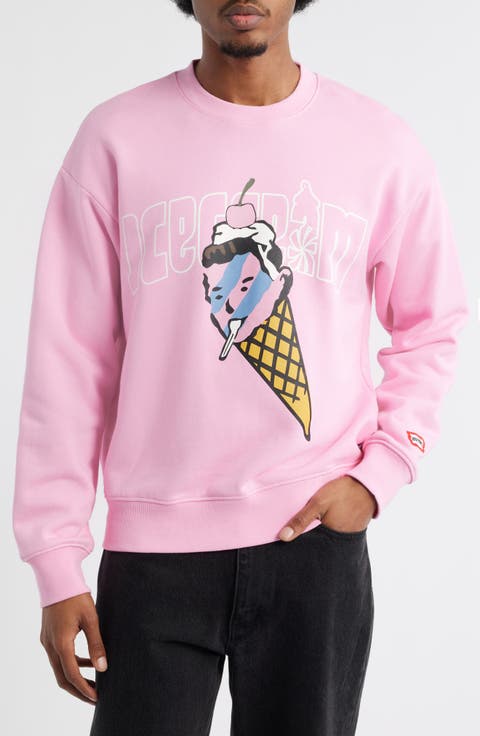 Cone Man Cotton Graphic Sweatshirt
