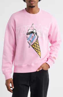 Cone Man Cotton Graphic Sweatshirt