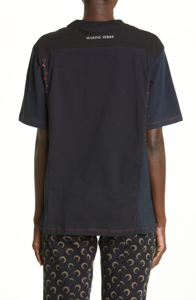 Marine Serre Unisex Moon Panel Graphic Tee, Alternate, color, 