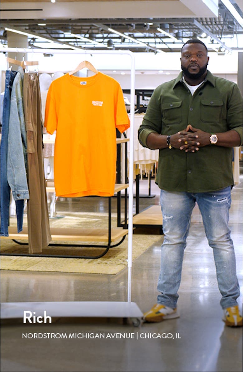 Wolves Oversize Embroidered Graphic T-Shirt, sales video thumbnail