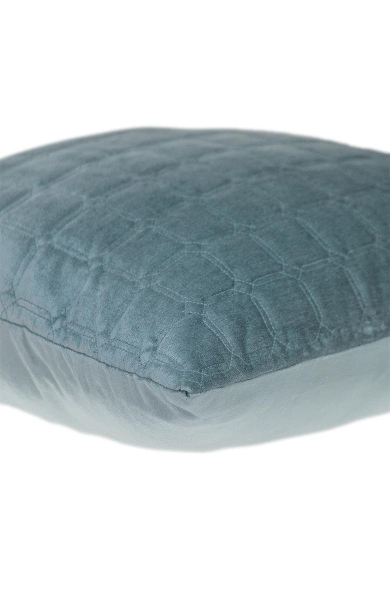 PARKLAND COLLECTION Marrisa Quilted Throw Pillow, Alternate, color, Gray